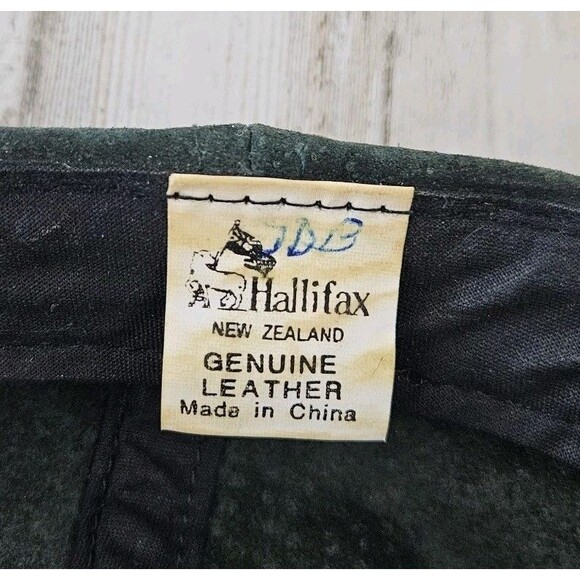 Hallifax New Zealand Kiwi Embroidered Suede Leather Hat Cap - Picture 6 of 6